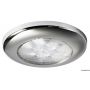 Surface-mounted LED ceiling light without recess