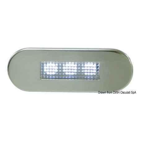 Luce di cortesia LED da incasso - frontale