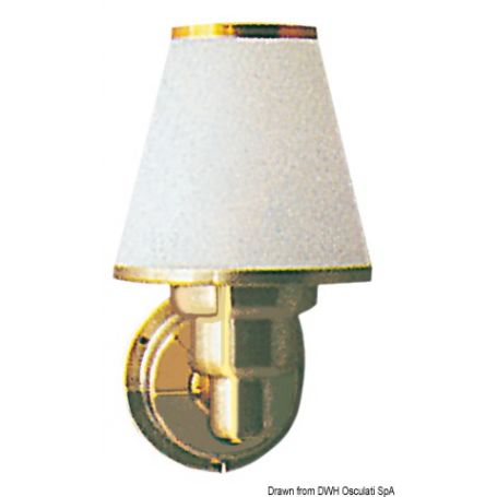 Fixed glow light halogen spotlight for bedside head