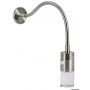Adjustable LED spotlight for bedside/headboard reading cards.