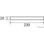 Tubo luminoso LED BATSYSTEM U-Pro-System con interruttore incorporato