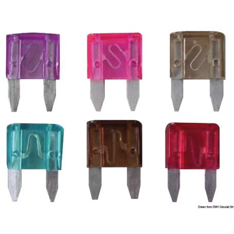 Fusibili lamellari mini 12/24 V