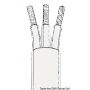 Marine copper wire coated in super-insulated PVC