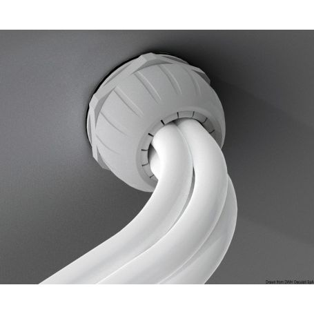 Pass through watertight bulkhead for large cables