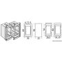 Plastic switch frame
