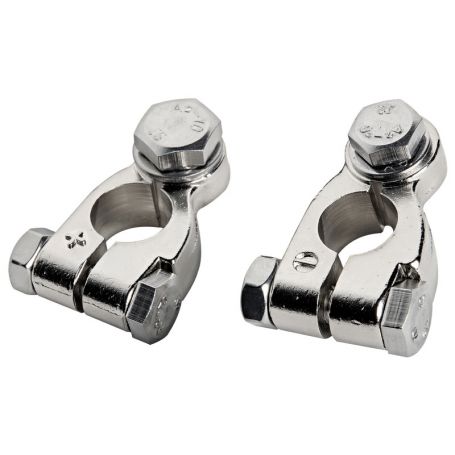 Big battery clamps for high amperages.