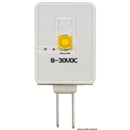 Lampadina LED - zoccolo G4 laterale