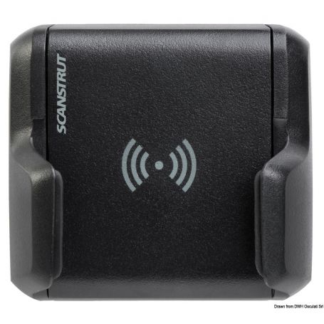 Mobile phone holder with wireless charger tin ROKK Wireless Nano - 10 W