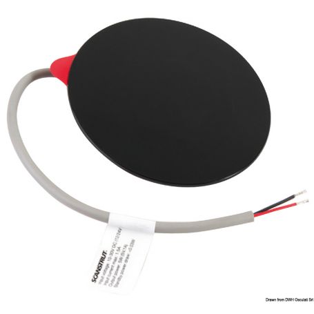 Caricabatteria stagno ROKK wireless SUB con integrated charging invisibile - 10 W