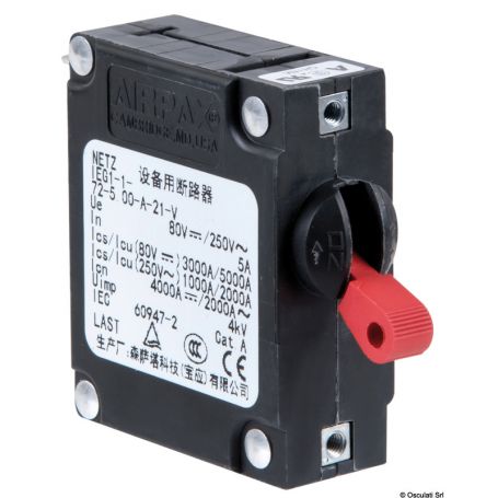 Interruttore AIRPAX/SENSATA a levetta magneto/idraulici con fusibile automatico ricaricabile