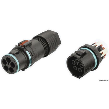 Presa/Spina da pannello o parete 2/3/4 poli a scatto