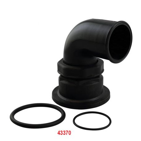 90° fuel filler neck