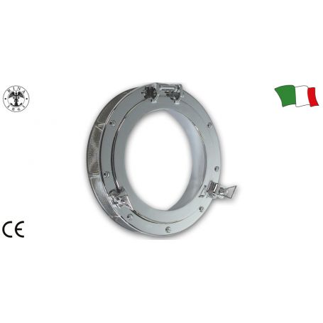 Oblo' tondo ottone cromato d.264 mm