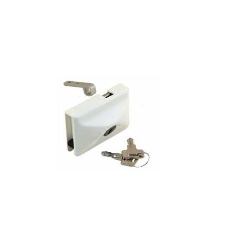 White Mobella lock 55x87mm horizontal sliding