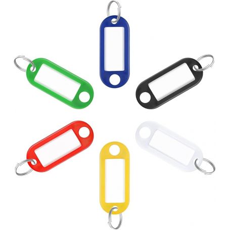 KEY RING WITH NAME PLATE