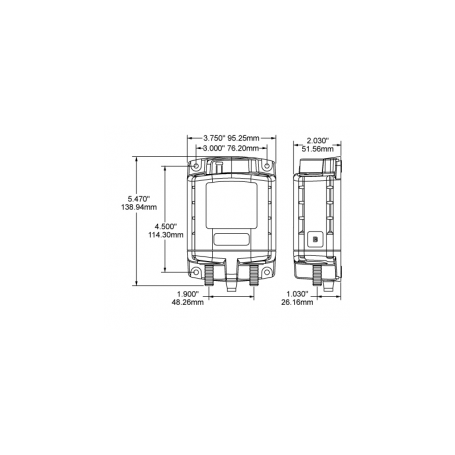 24V bistable solenoid without switch