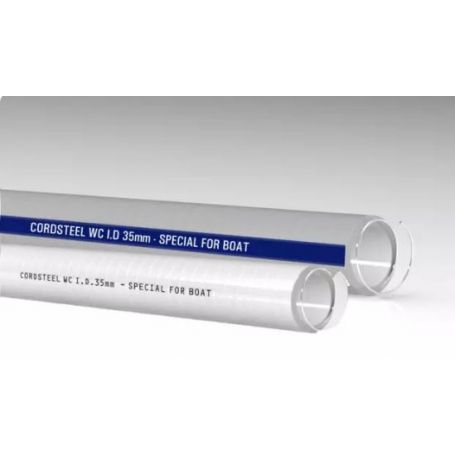 WHITE CORDSTEEL TOILET PIPE  30 CM