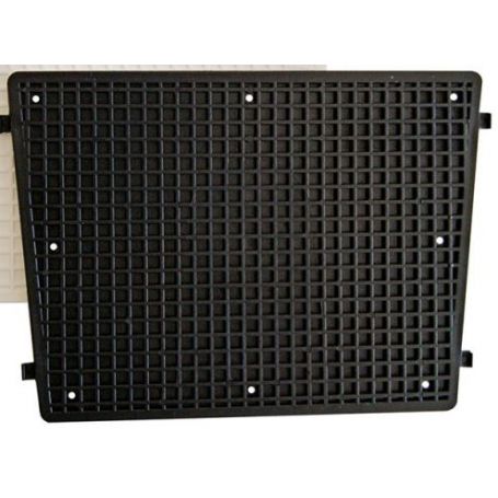 Black stern protector plate, 210x300 mm