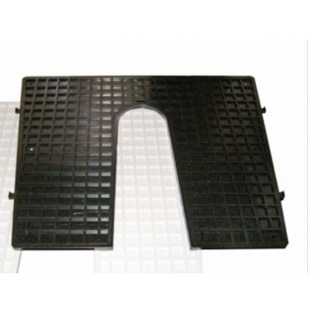 Black stern guard plate, 450 x 360 mm
