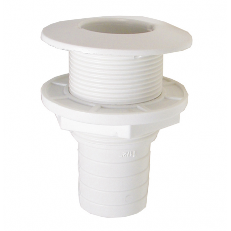 Sea drain with hose connector, diameter 19 mm