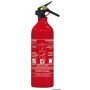 Approved MED powder fire extinguisher.