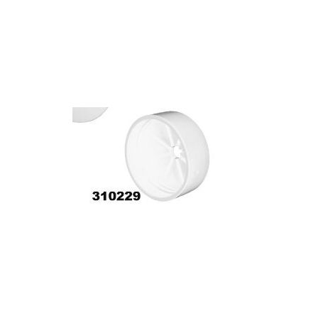 TERMINALE BIANCO PER TUBO ART.310200