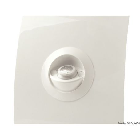 Whale Twist MK2 integrated shower, white, 150 x 120 mm