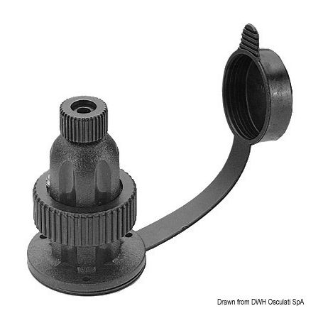 Spina in policarbonato e contatti in ottone