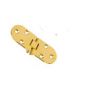 Hinge for table with brass finish, 30x80mm