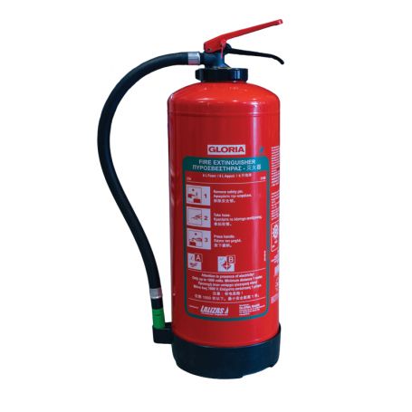 PFAS-free foam fire extinguisher, 6 litres, with Solas bracket