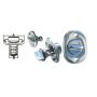 Oval drain plug in 316 stainless steel