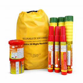 RESCUE FLARE KIT WITHIN 12 MILES FROM THE COAST