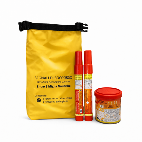RESCUE FLARE KIT WITHIN 3 MILES FROM THE COAST