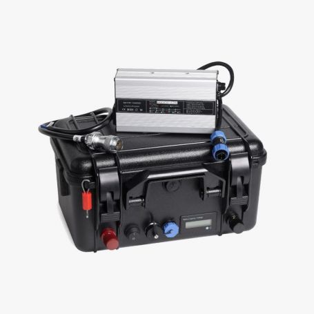 Lithium battery in nautical case 24V-50AH BMS BT