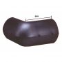 Black corner fender 26x26x23hx11