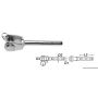 Terminale inox forcella Ø 2,5 mm