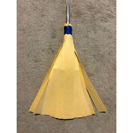 LEATHER MARINARA APRON WITH CHROME-PLATING