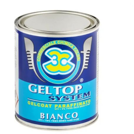 GELCOAT BIANCO PARAFFINATO DA 1 KG