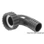 Swivel hose connector.