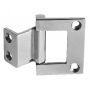Eccentric hinge for high collar doors.