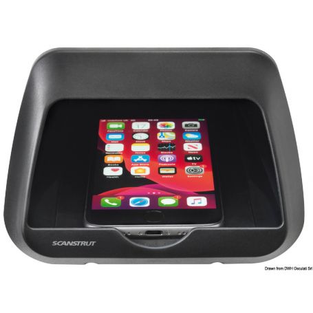 Stainless steel recessed ROKK wireless NEST charger - 10 W