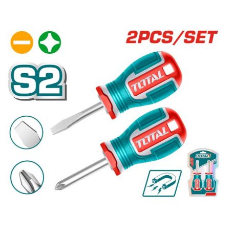 Set of short screwdrivers (2 pcs)