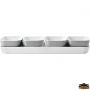 White Sand melamine aperitif set
