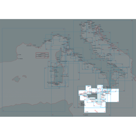 Nautical chart from AUGUSTA to PUNTA STILO