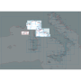 Nautical chart from Piombino's channel to Fiumicino