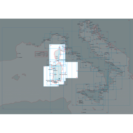 Nautical chart from CAPO CARBONARA to CAPO SPARTIVENTO