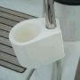 Blue snap-together drink holder