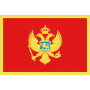 BANDIERA MONTENEGRO CM. 30 X 45