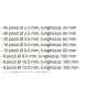 SET OF RED AND BLACK HEAT-SHRINK TUBING, 150 PCS