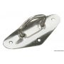Attacco tangone inox su base curva verticale